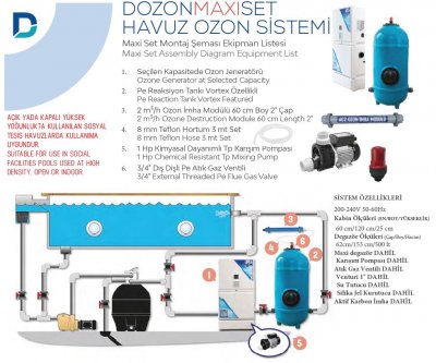 Sosyal Tesis Havuzları İçin Ozon Sist