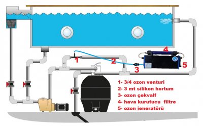 Jakuzi ve Şok Havuzları İçin Ekonomik Ozon Sistemi
